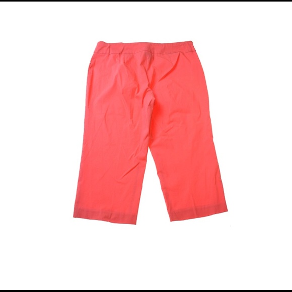Alfani Plus tummy control capri pants coral New! - Picture 3 of 5